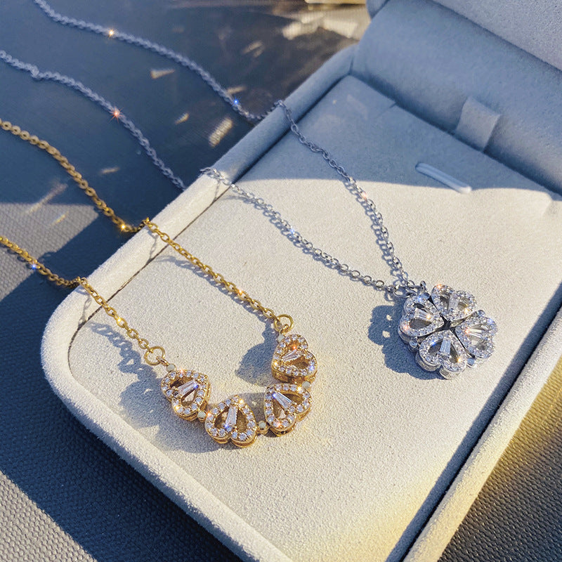 Docoocoo Lucky Hearts Necklace - Docoocoo