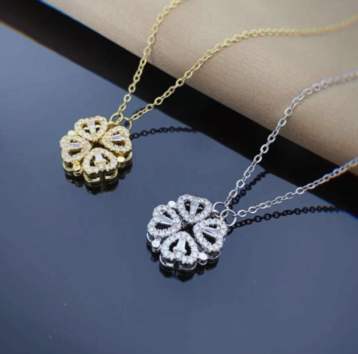 Docoocoo Lucky Hearts Necklace - Docoocoo