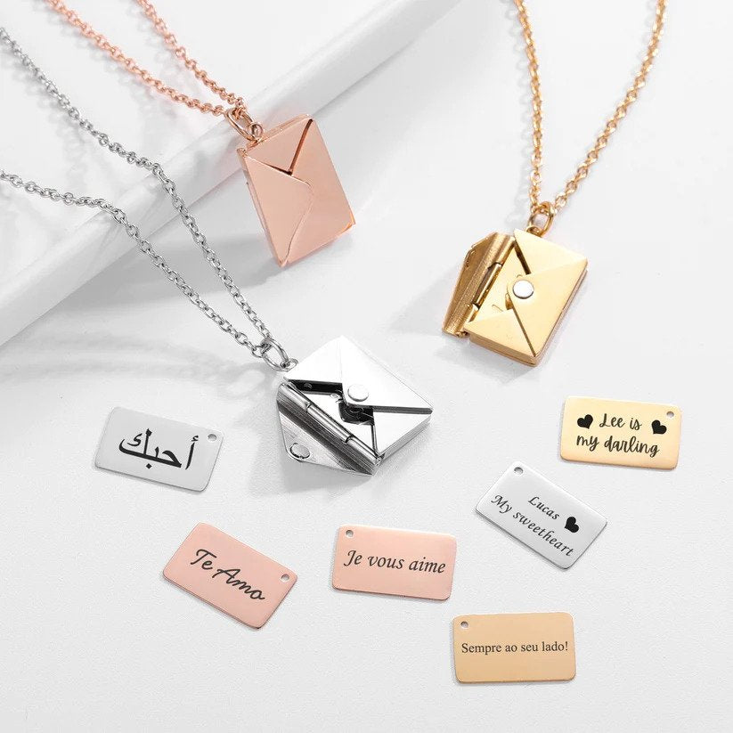 Docoocoo Love Letter Necklace - Docoocoo