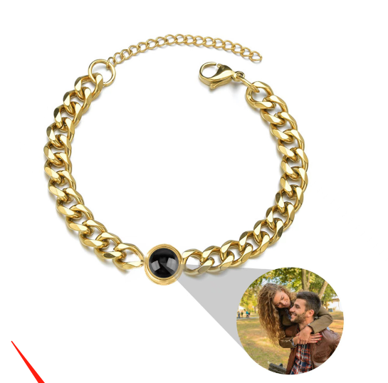 Docoocoo Stainless Steel Photo Bracelet - Docoocoo