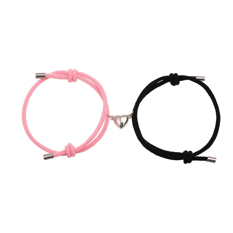 Docoocoo Heart-Shaped Magnet Bracelets (set) - Docoocoo